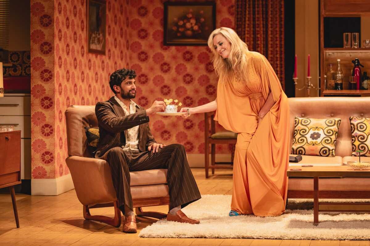 The cast of Abigail's Party at the Harold Pinter Theatre