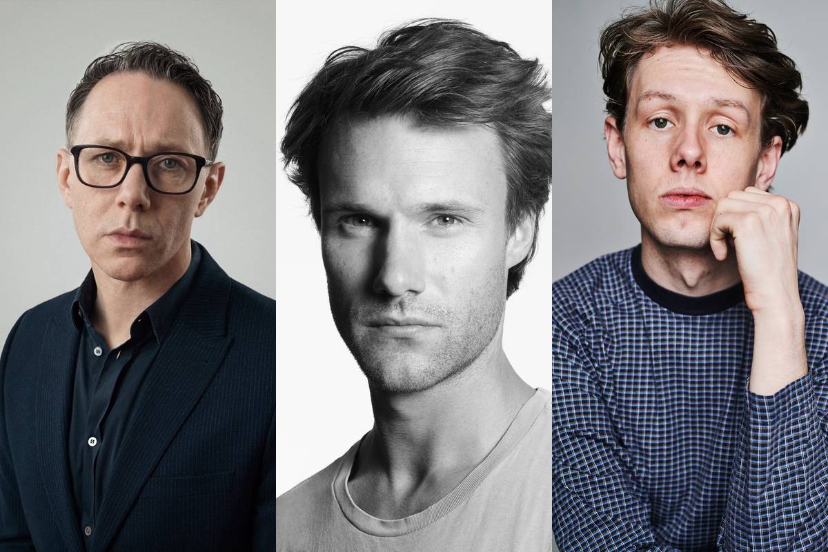 Reece Shearsmith, Hugh Skinner and Josh Finan. Photos by Rankin (Shearsmith, Skinner) and Ruth Crafer (Finan)
