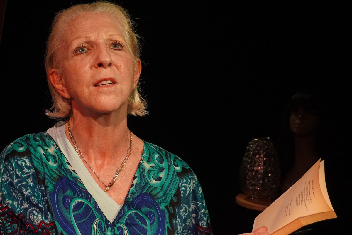Nichola McAuliffe as Annabella in Annie Wobbler (Revisited) at the Finborough Theatre