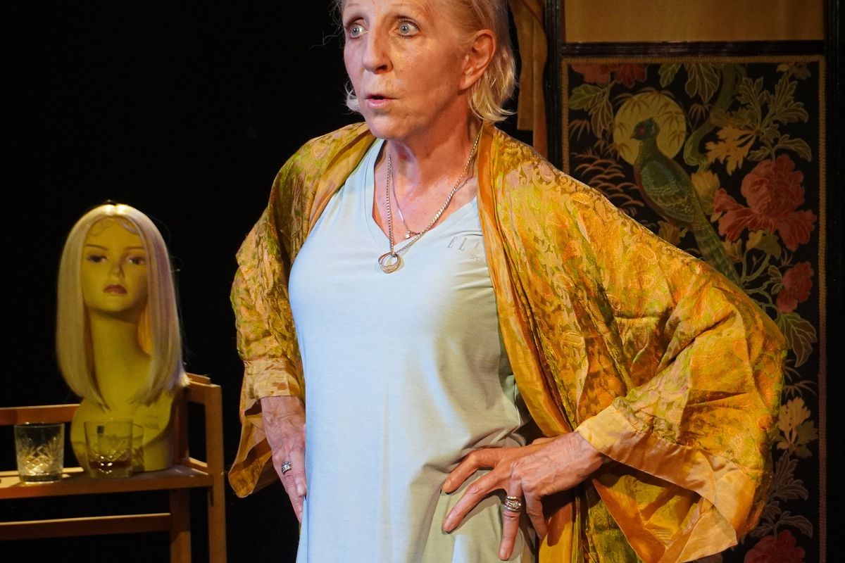 Nichola McAuliffe in Annie Wobbler (Revisited) at the Finborough Theatre