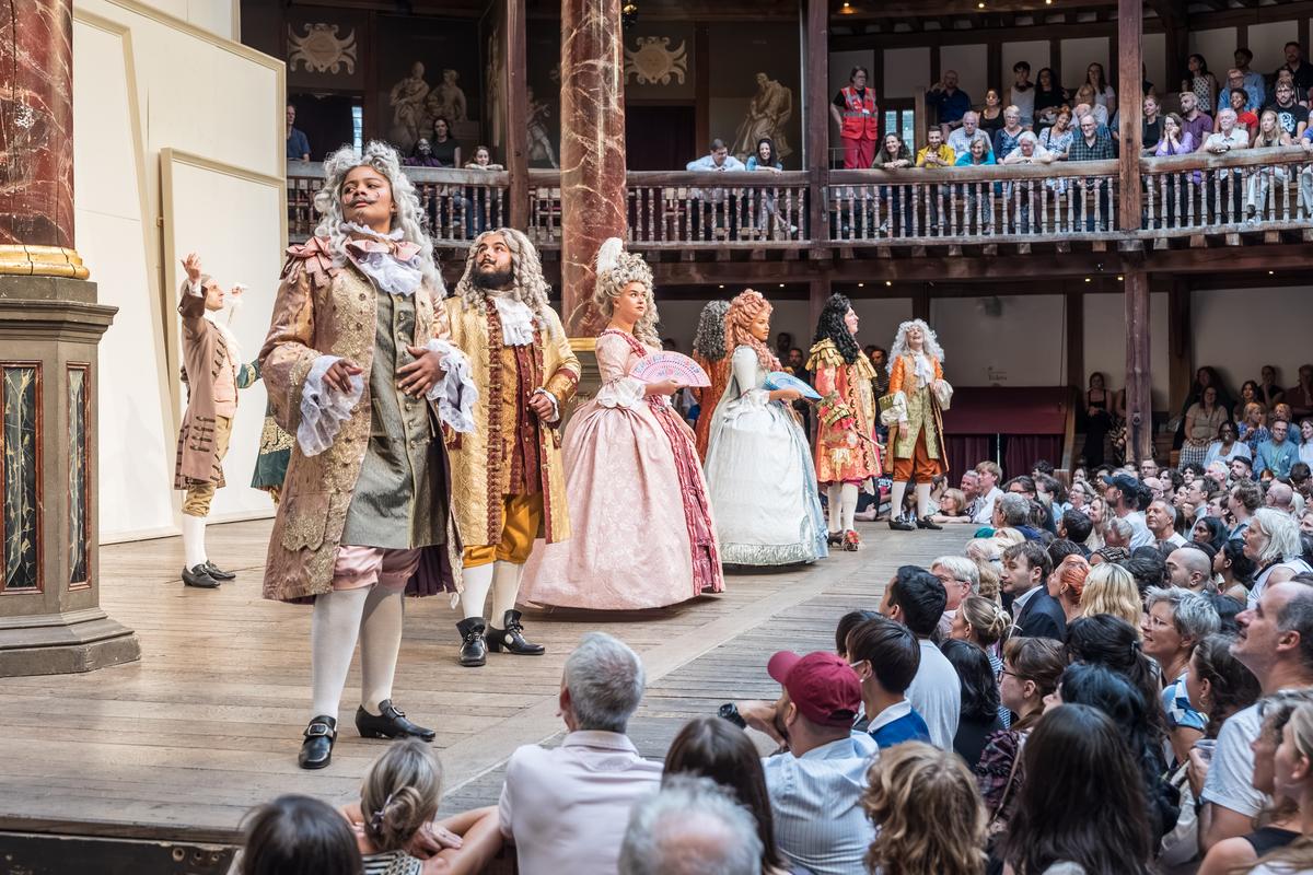 The company in As You Like It at Shakespeare's Globe