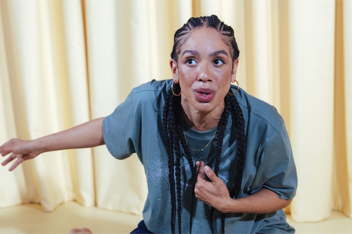 Pearl Mackie in Baby at Brixton House