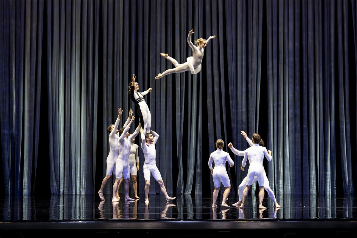 Circa in Duck Pond, the circus company's reworking of Swan Lake, which plays Brighton Dome Concert Hall at Christmas. Photo by Pia Johnson