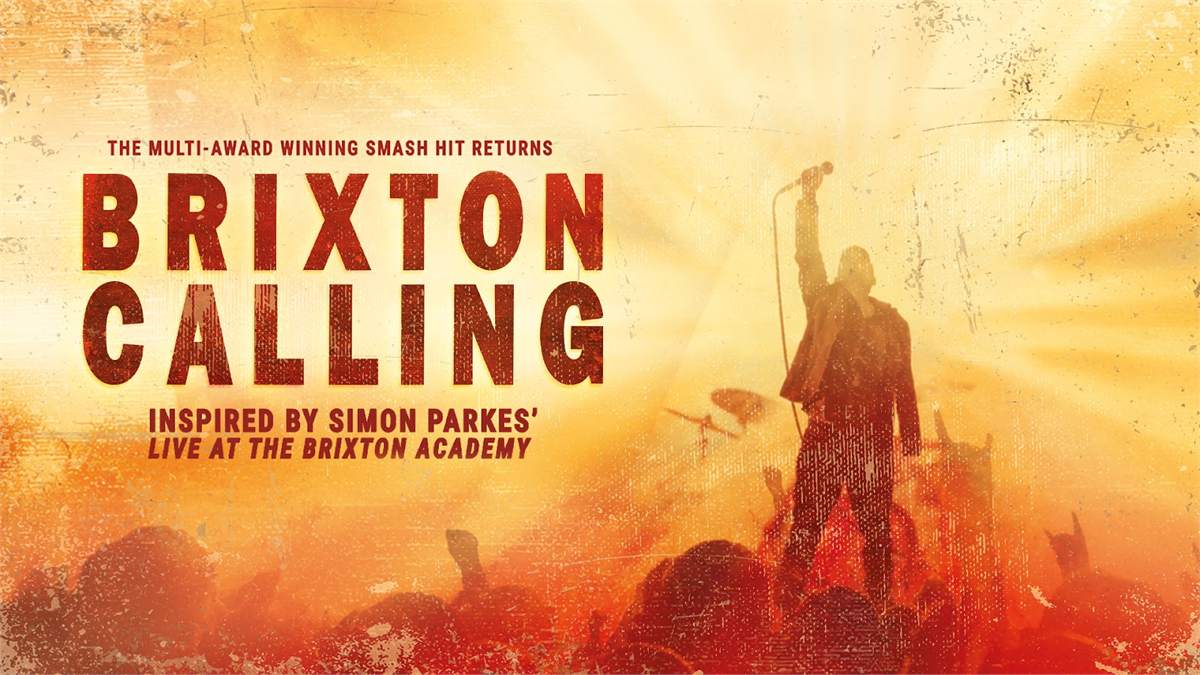 Artwork for Brixton Calling, inspired by Simon Parkes' Live at the Brixton Academy