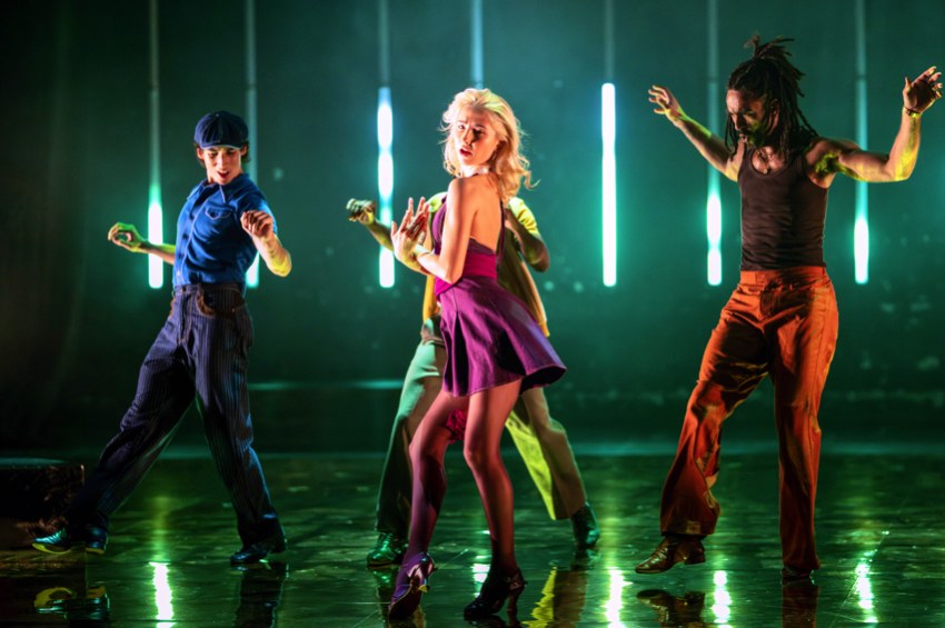 Hugo Bragg, Leila Wright and Lukas Hunt in The Brown Suite. Photo: Deborah Jaffe Hugo Bragg, Leila Wright and Lukas Hunt in The Brown Suite