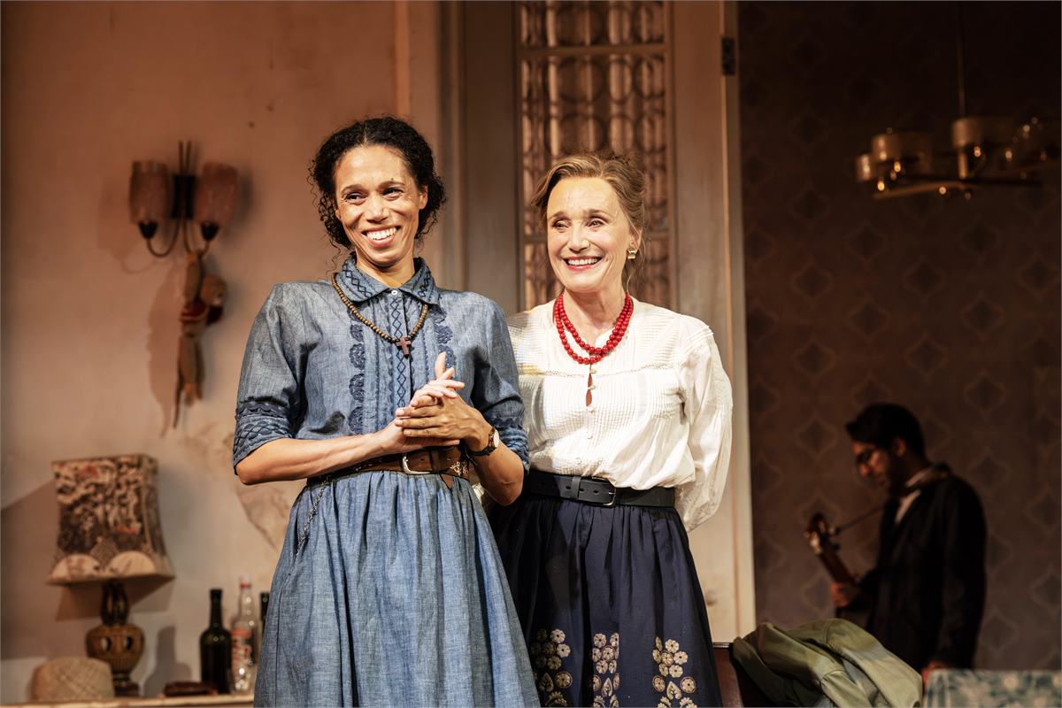 Vinette Robinson and Kristin Scott Thomas in The Cherry Orchard at the Harold Pinter Theatre. Photo by Johan Persson