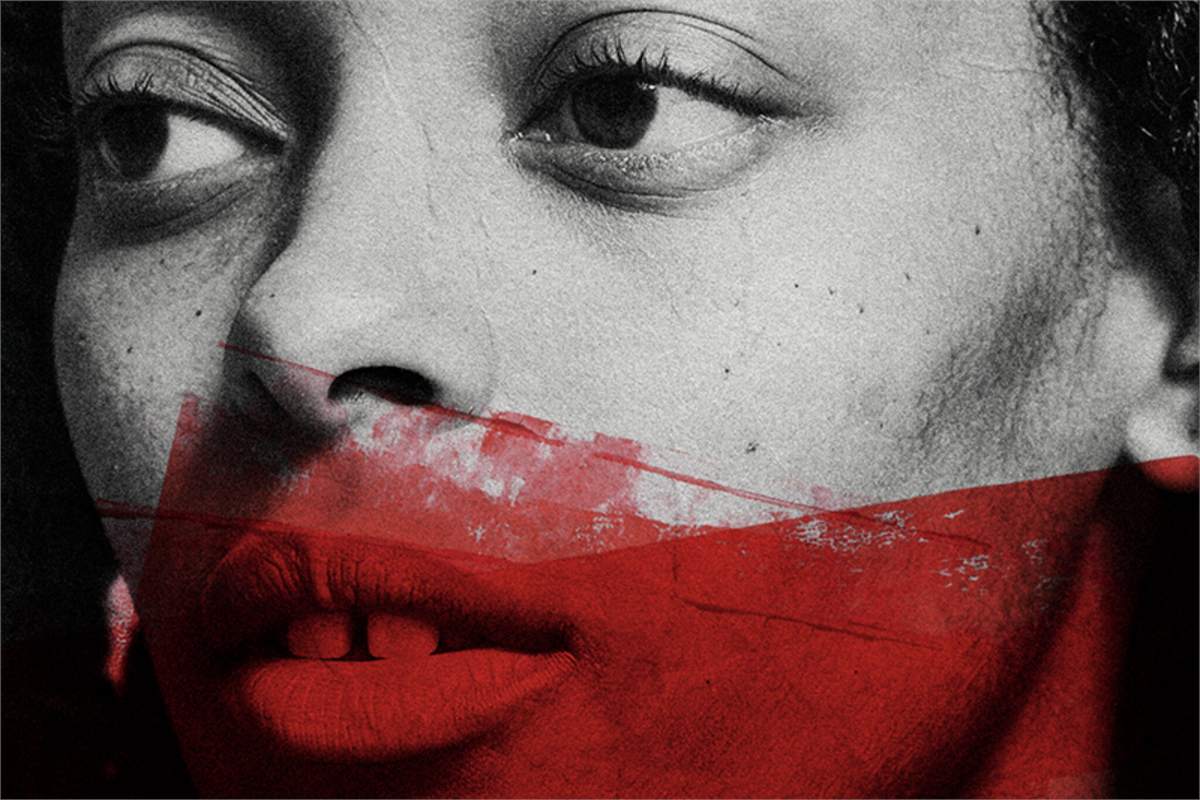 Campaign artwork for English National Opera's new production of Tosca at the London Coliseum