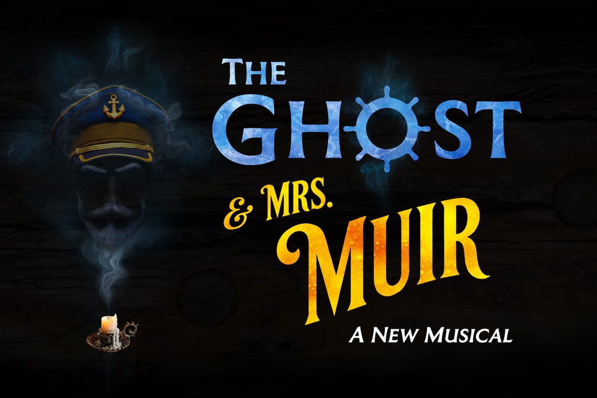 Key art for The Ghost & Mrs. Muir, a new musical