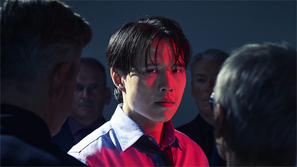 Jeremy Ang Jones in the key art for Global Majority at the Bush Theatre