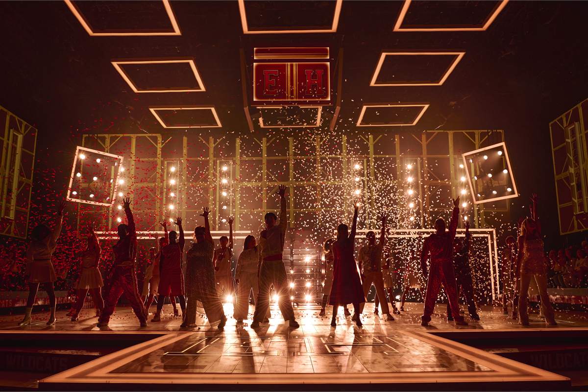 The company of Disney's High School Musical. Photo by Matt Crockett
