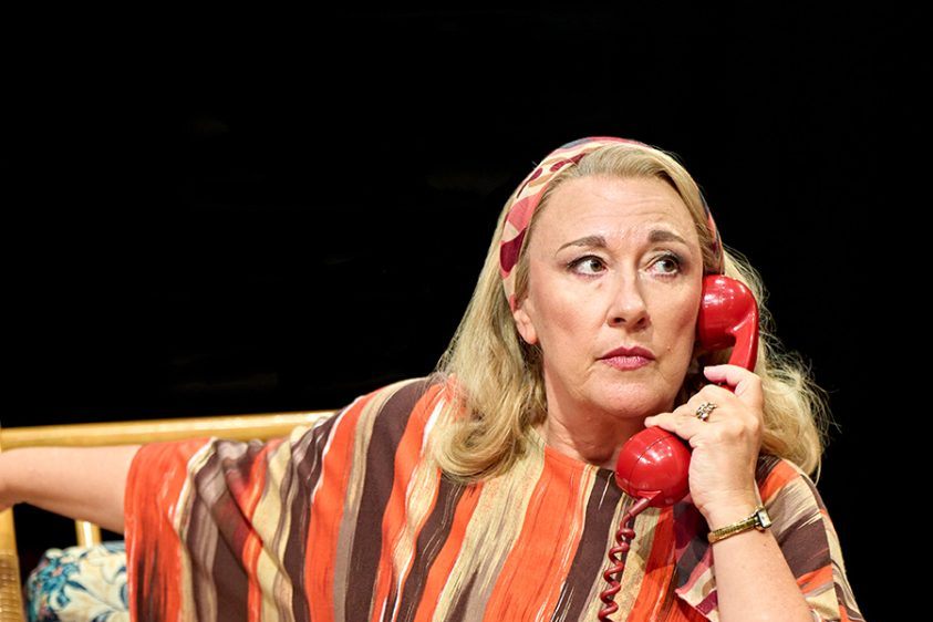 Dorothy Atkinson as Fiona Foster in How the Other Half Loves at the Old Vic