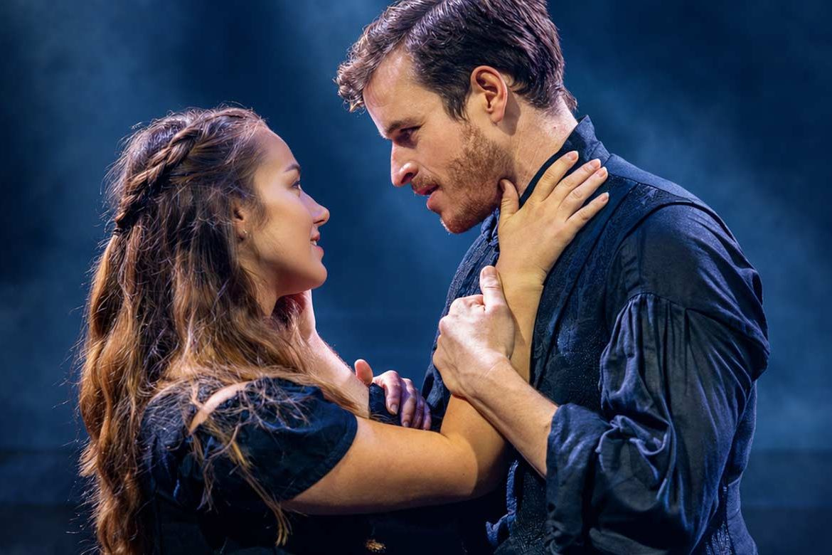 Charlie Burn and Ashley Gilmour as Jane and Rochester in Jane Eyre: A Musical