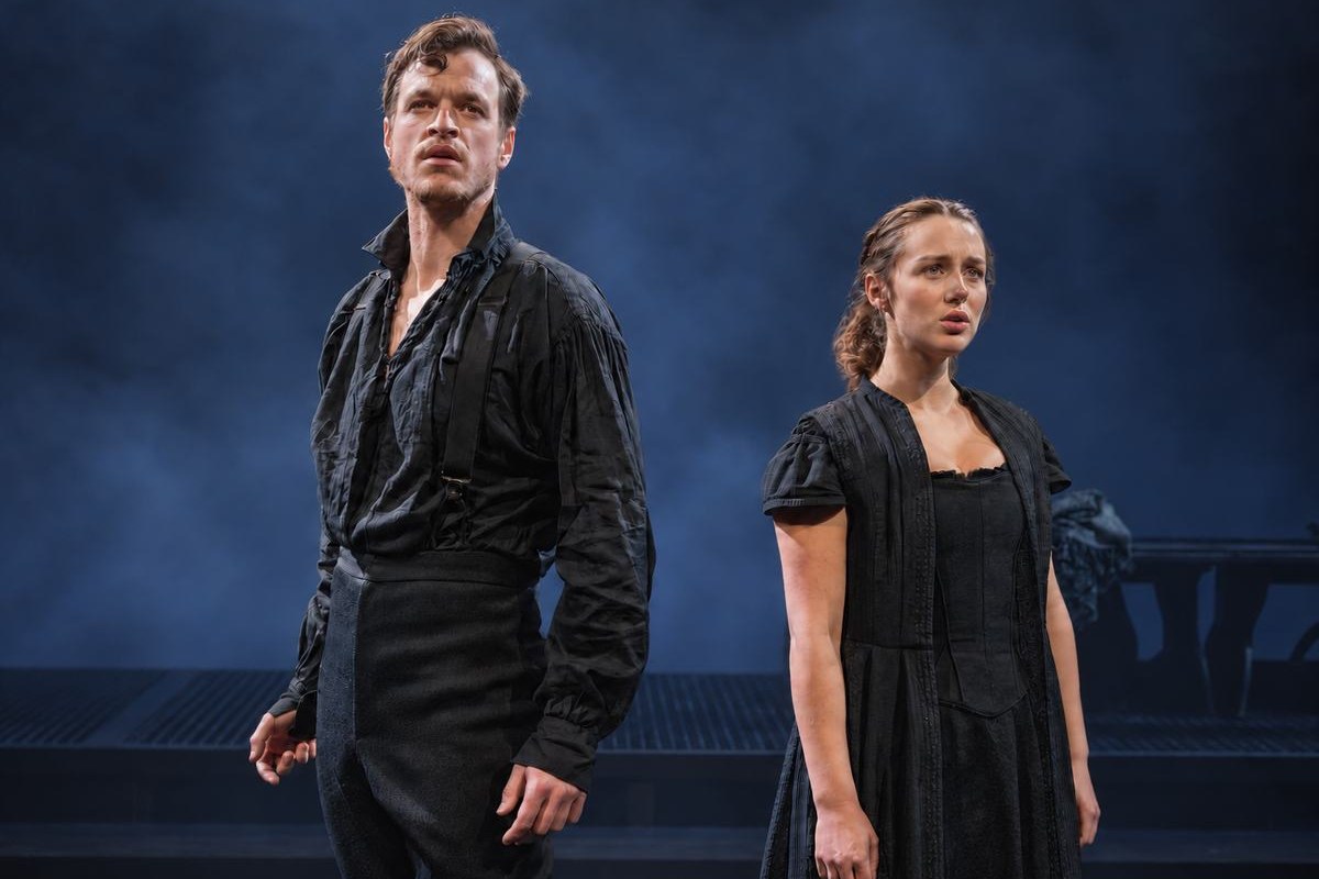 Ashley Gilmour and Charlie Burn as Rochester and Jane in Jane Eyre: A Musical