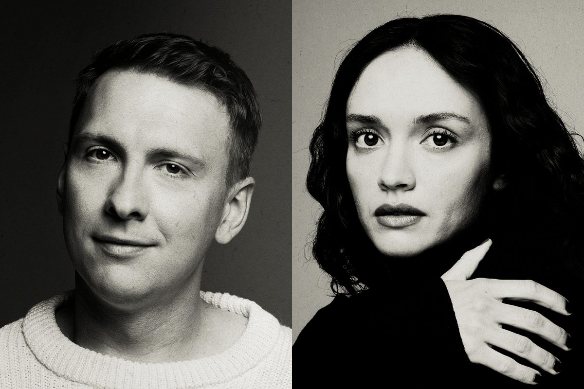 Joe Lycett and Olivia Cooke, newly announced performers in White Rabbit Red Rabbit at the Duchess Theatre