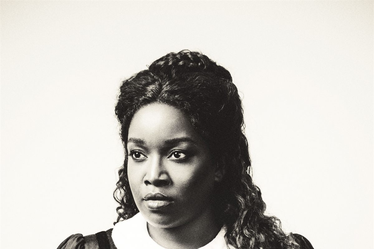 Lolly Adefope as Mary Todd Lincoln in Oh, Mary! at the Trafalgar Theatre