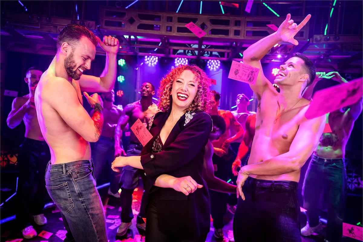 The cast of Magic Mike Live at the London Hippodrome. Photo by Pamela Raith