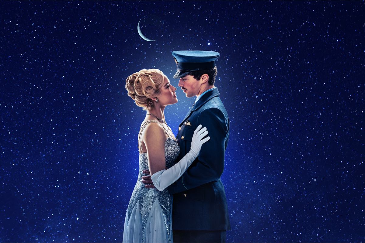 Hannah Kremer and Rory Macleod in the 30th anniversary artwork for Matthew Bourne's Cinderella. Photo by Johan Persson