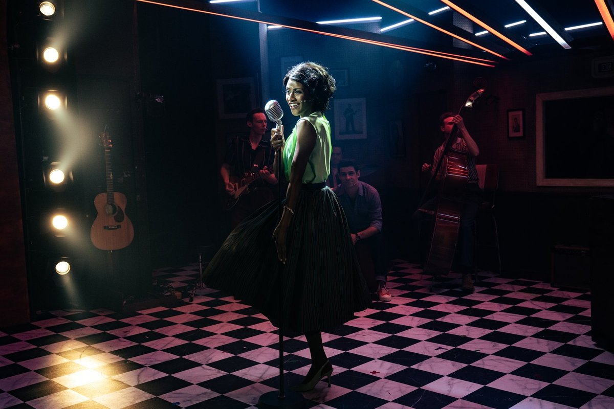 Jenay Naima as Dyanne in Million Dollar Quartet. Photo by Alex Tabrizi