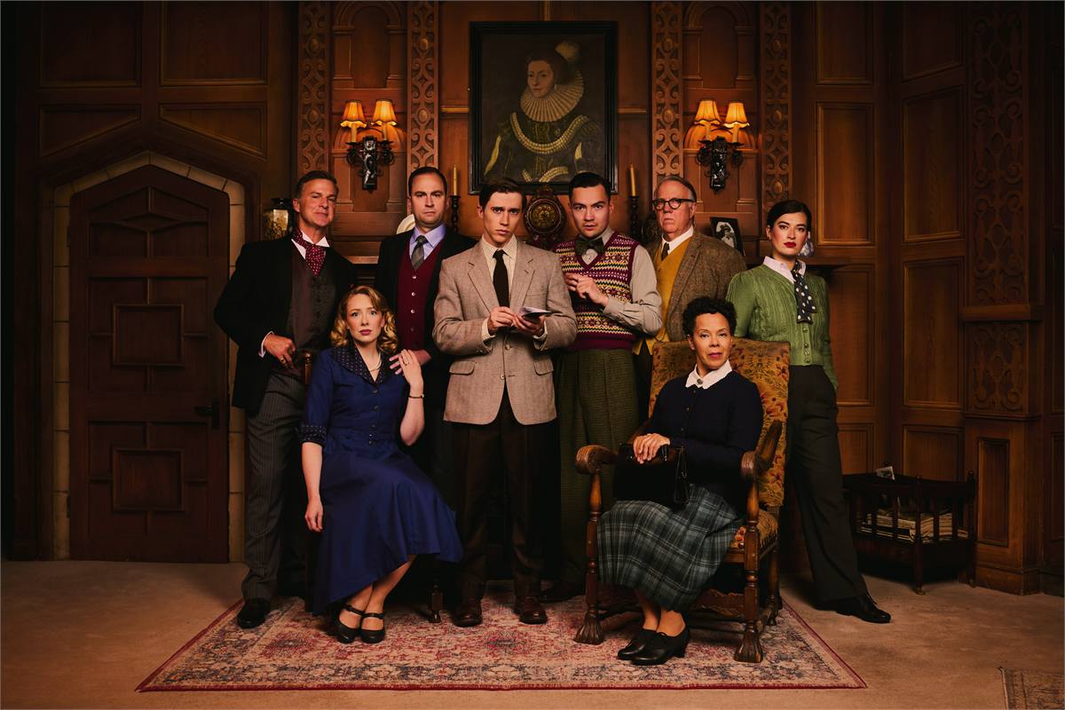 The company of The Mousetrap at St Martin's Theatre, which has extended its booking to 18 July 2027