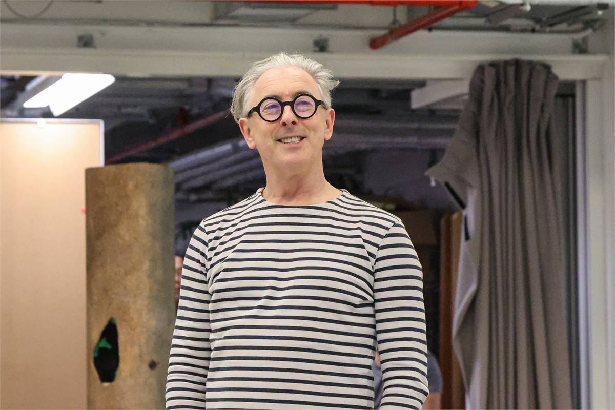 Alan Cumming in rehearsal for My Fair Lady at Pitlochry Festival Theatre. Photo by Chris Keatch