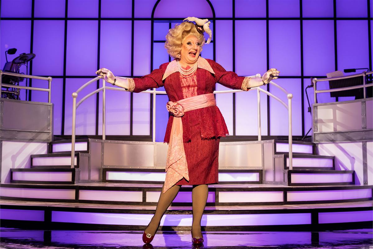 Myra DuBois as Ruth in Titanique at the Criterion Theatre