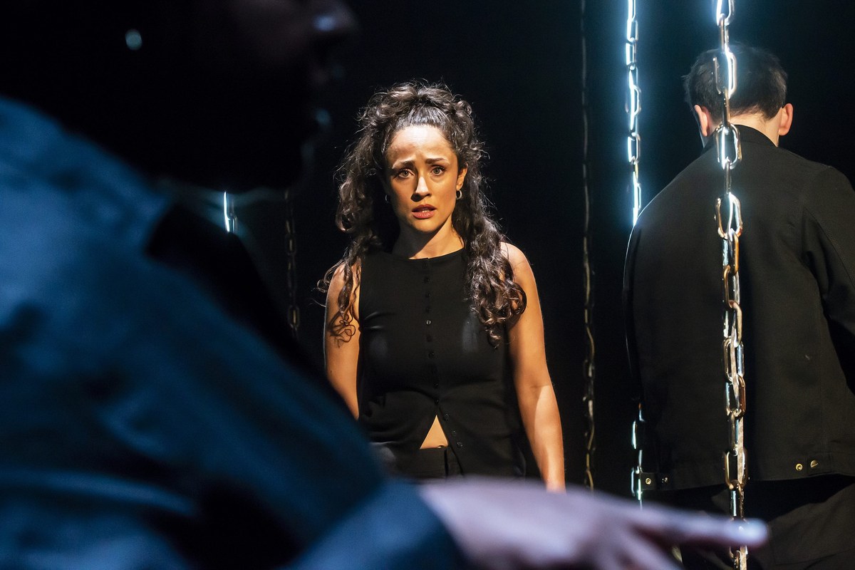 Bex Smith and Jack Ambrose in Night City at Southwark Playhouse Borough