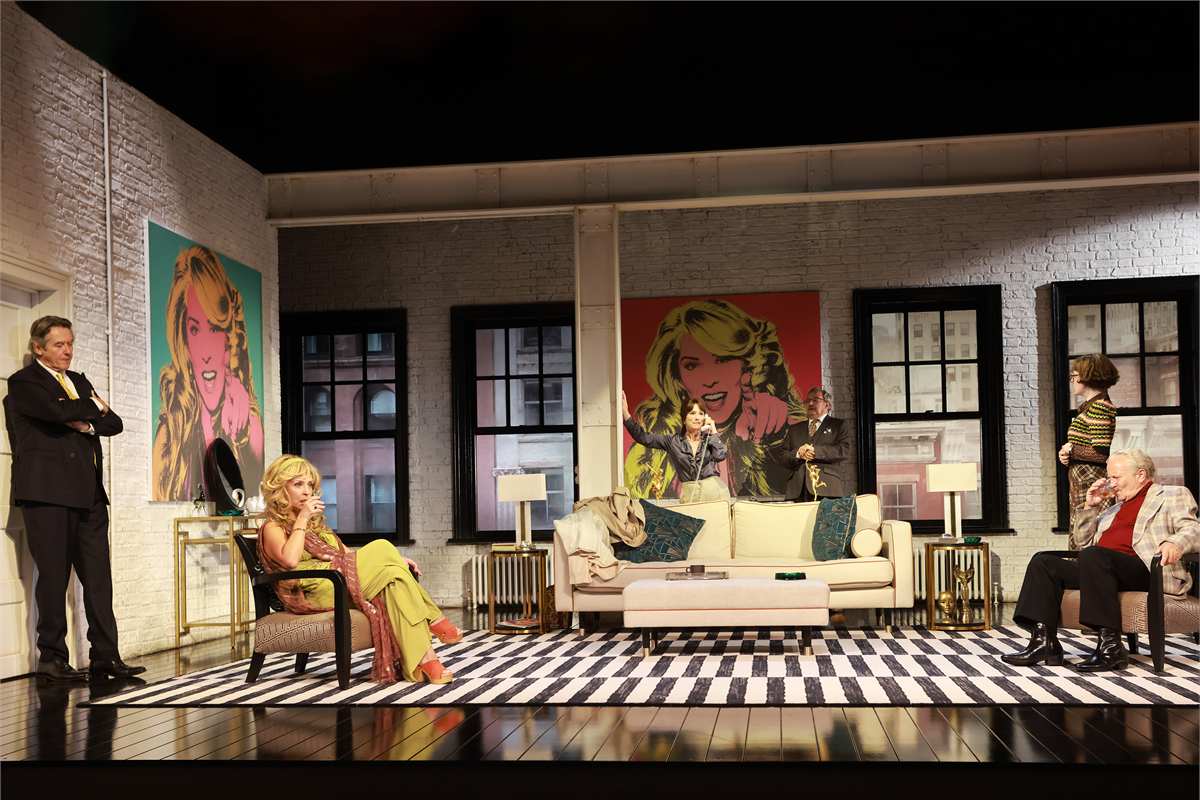 The company of Present Laughter. Photo by Simon Annand