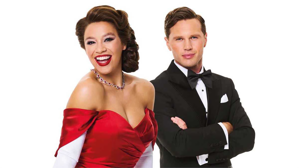 Molly Rainford as Vivian Ward and Danny Walters as Edward Lewis in artwork for the Pretty Woman: The Musical UK tour
