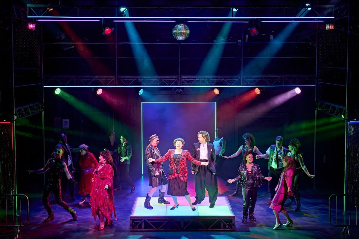 The cast of Pride in the initial runs at the Sherman Theatre and the National Theatre. Photo by Manuel Harlan