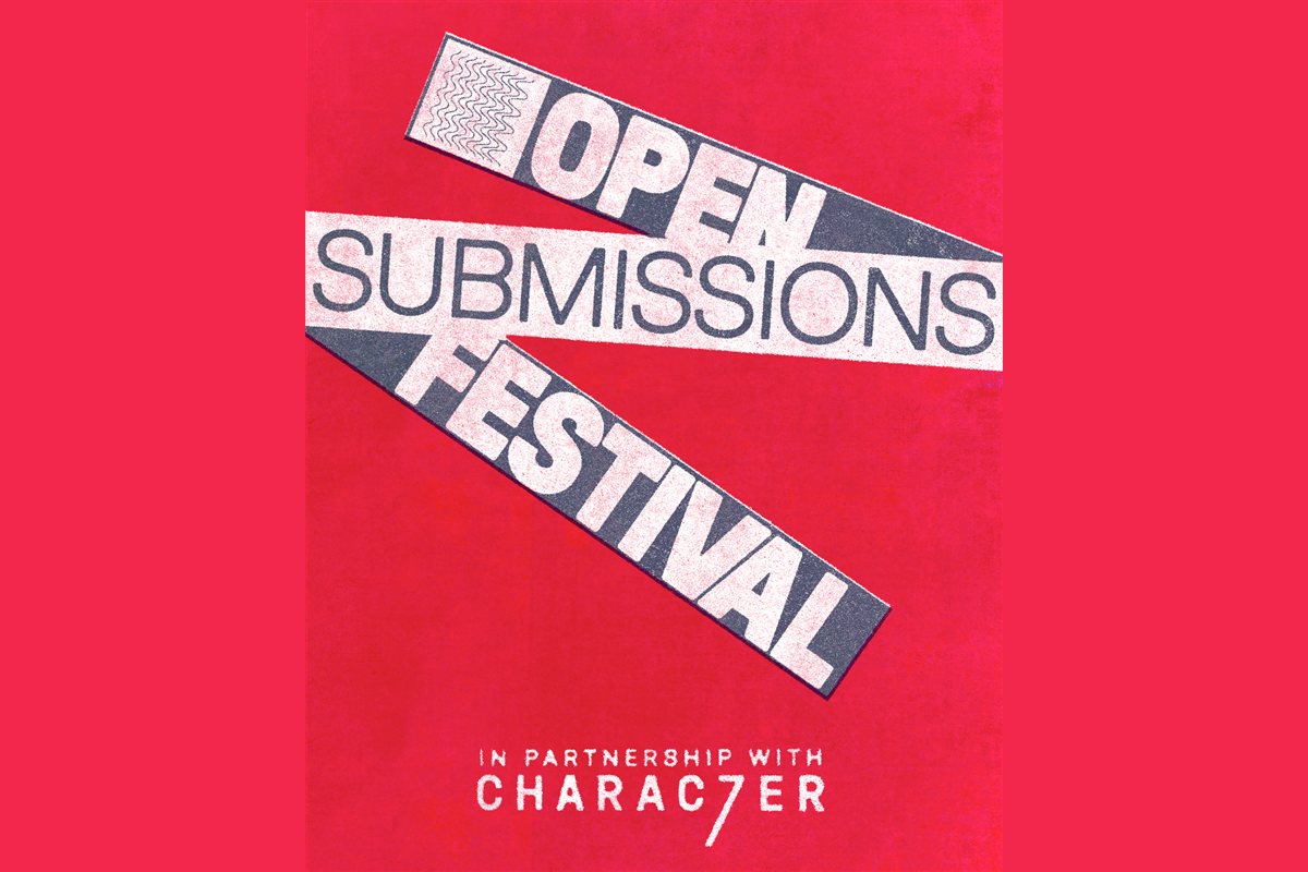 Artwork for the Royal Court Theatre Open Submissions Festival, in partnership with Character 7