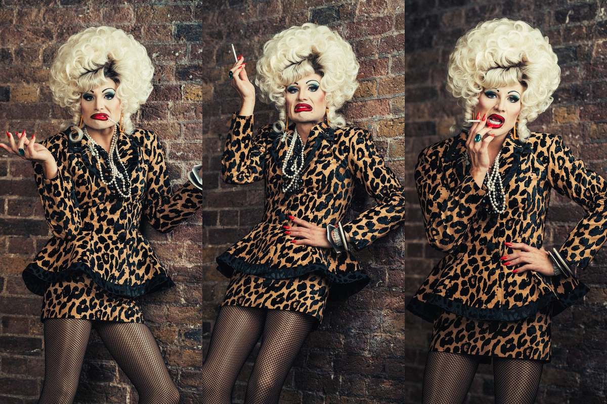 Danny Beard as Lily Savage in first-look images for Savage. Photos by Oliver Rosser