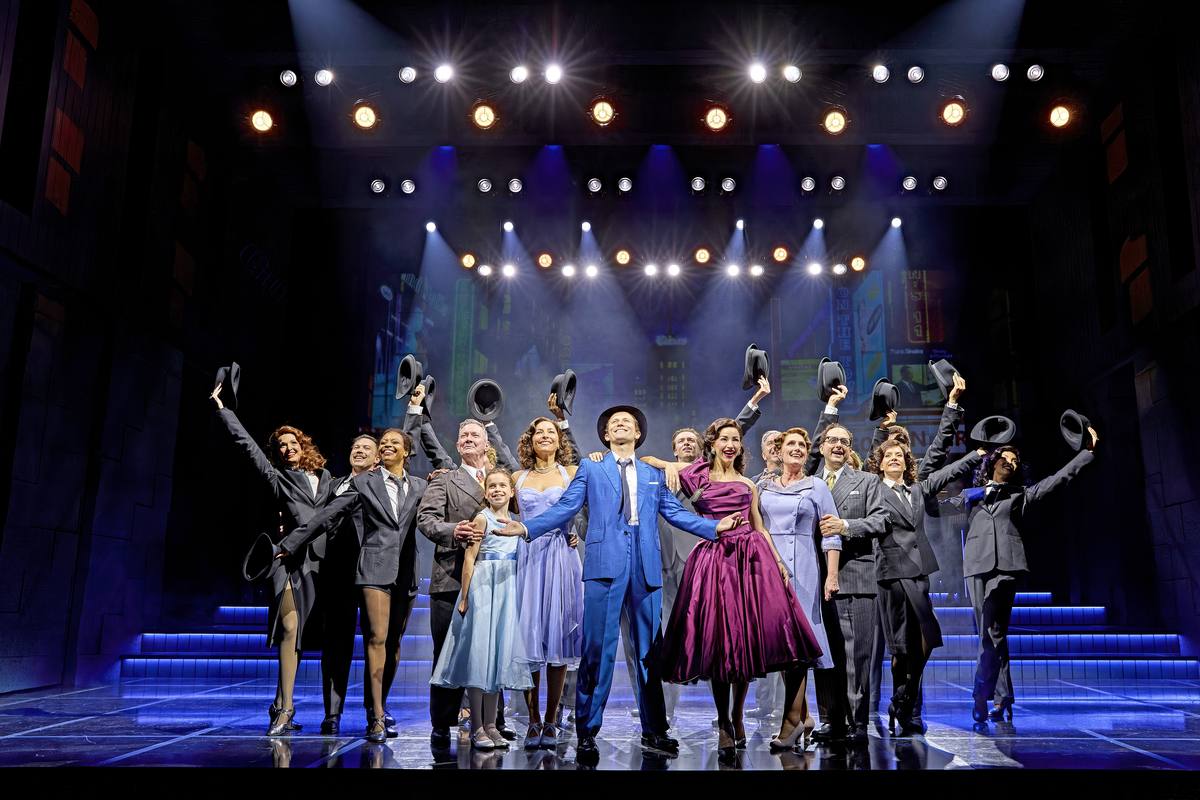 The company of Sinatra The Musical at the Aldwych Theatre. Photo by Birgit and Ralf Brinkhoff