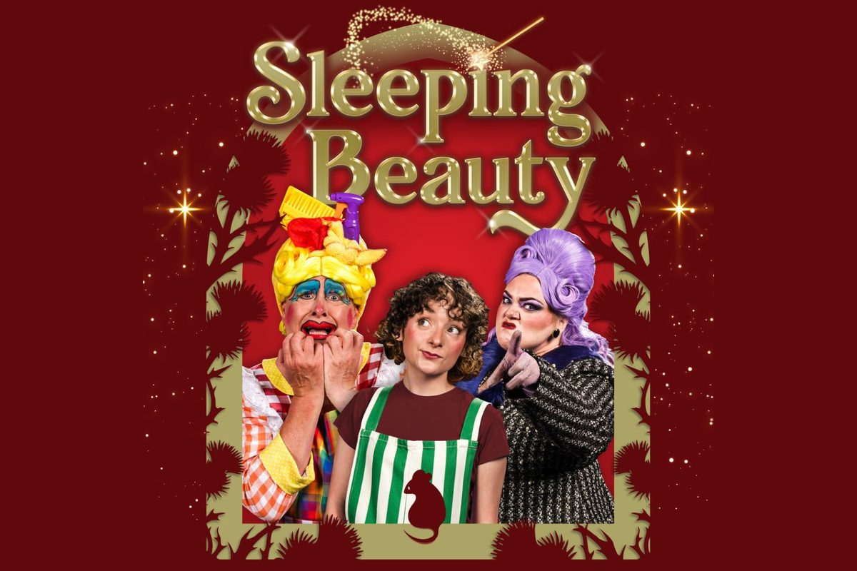 Key art for Perth Theatre's 2026 pantomime Sleeping Beauty