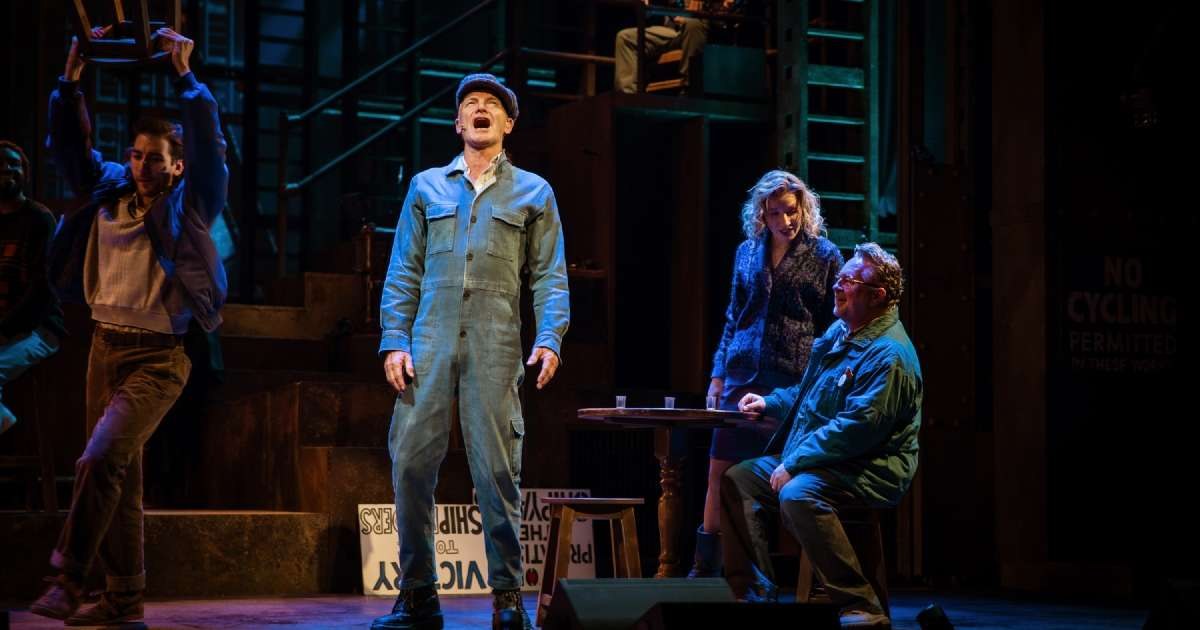 Sting as Jackie White in The Last Ship at the Theatre Royal Drury Lane