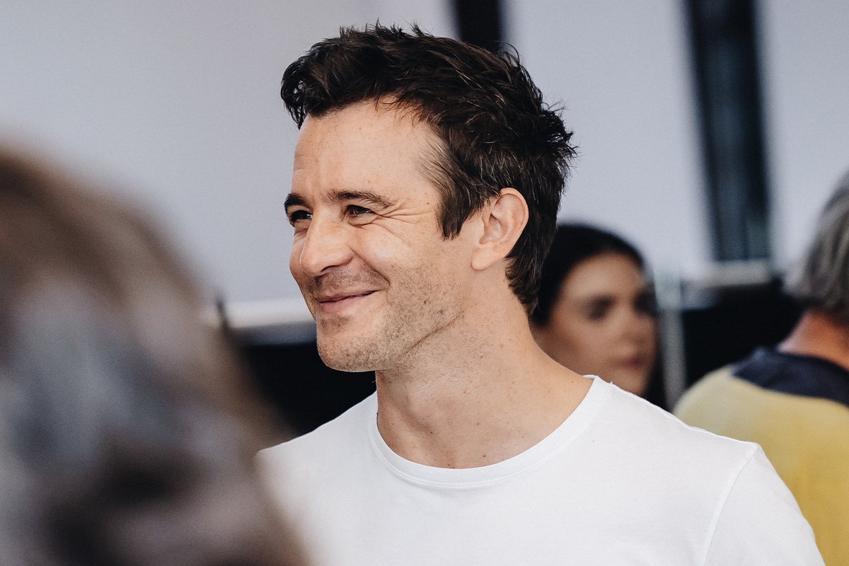 Luke Thompson in rehearsals for The Lives of Others at the Adelphi Theatre. Photo by Danny Kaan