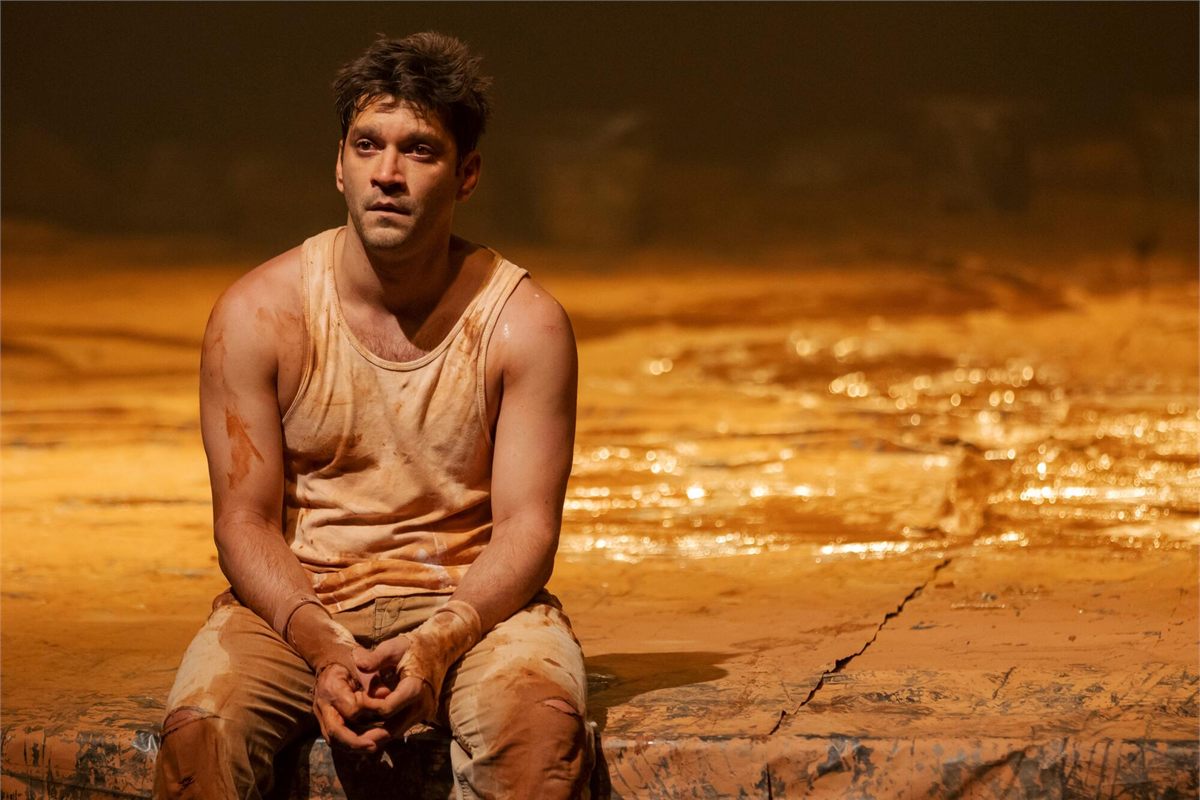 Armando Babaioff as Tom in Tom at the Farm (Tom na Fazenda) at the Barbican Theatre