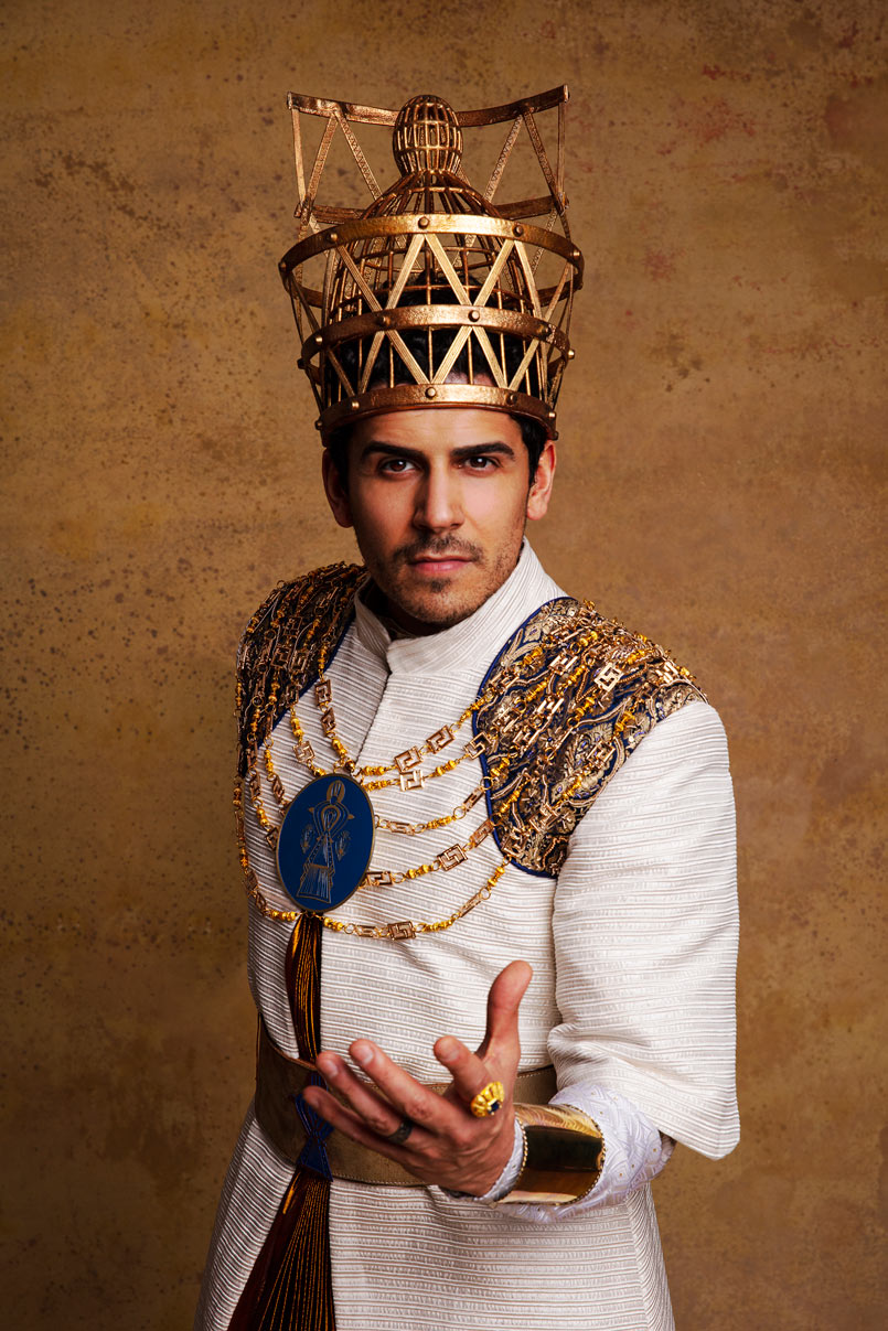 Liam Tamne as Ramses. Photo Darren Bell
