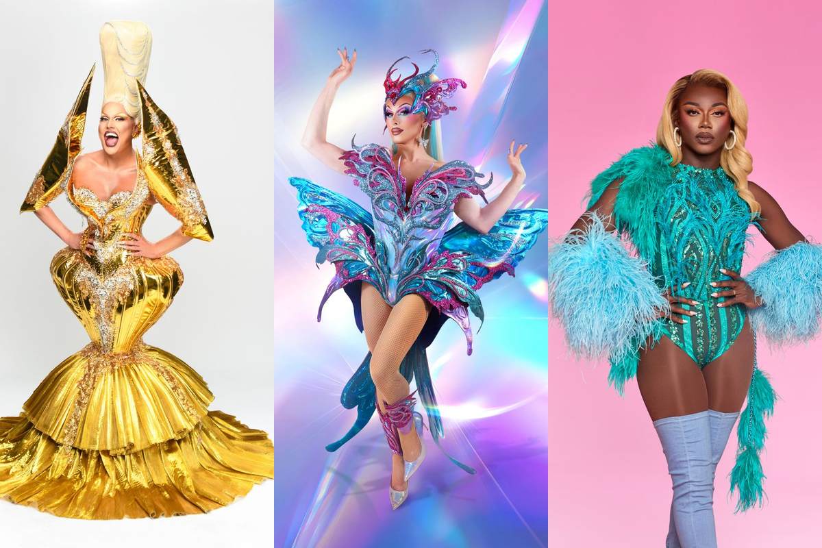 Michael Marouli, Blu Hydrangea and Vanity Milan, three of the twelve performers sharing the Giant in TuckShop's Jack and the Beanstalk