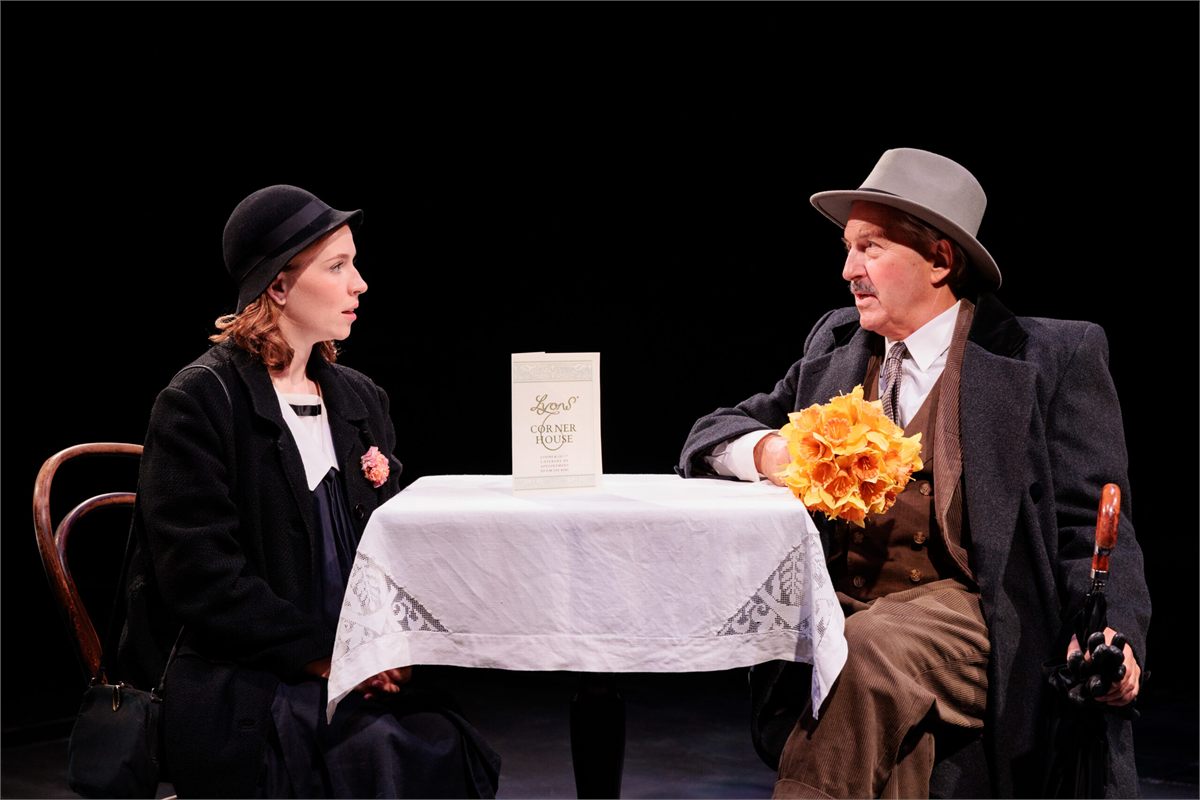 Rosalind Lailey as Ella Dawson and Michael Maloney as Ernest Eccles in Twenty Thousand Streets Under the Sky. Photo by Mitzi de Margary