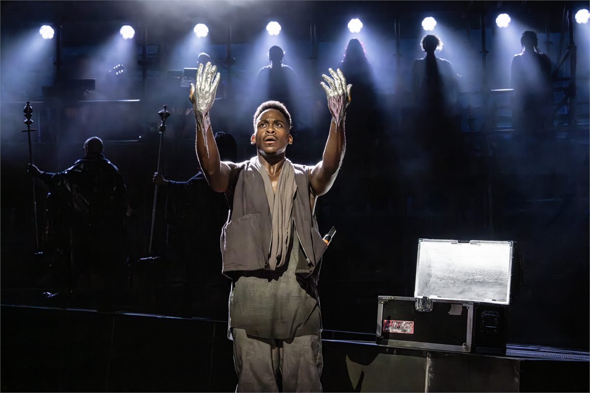 Tyrone Huntley as Judas Iscariot in Jesus Christ Superstar. Photo by Johan Persson