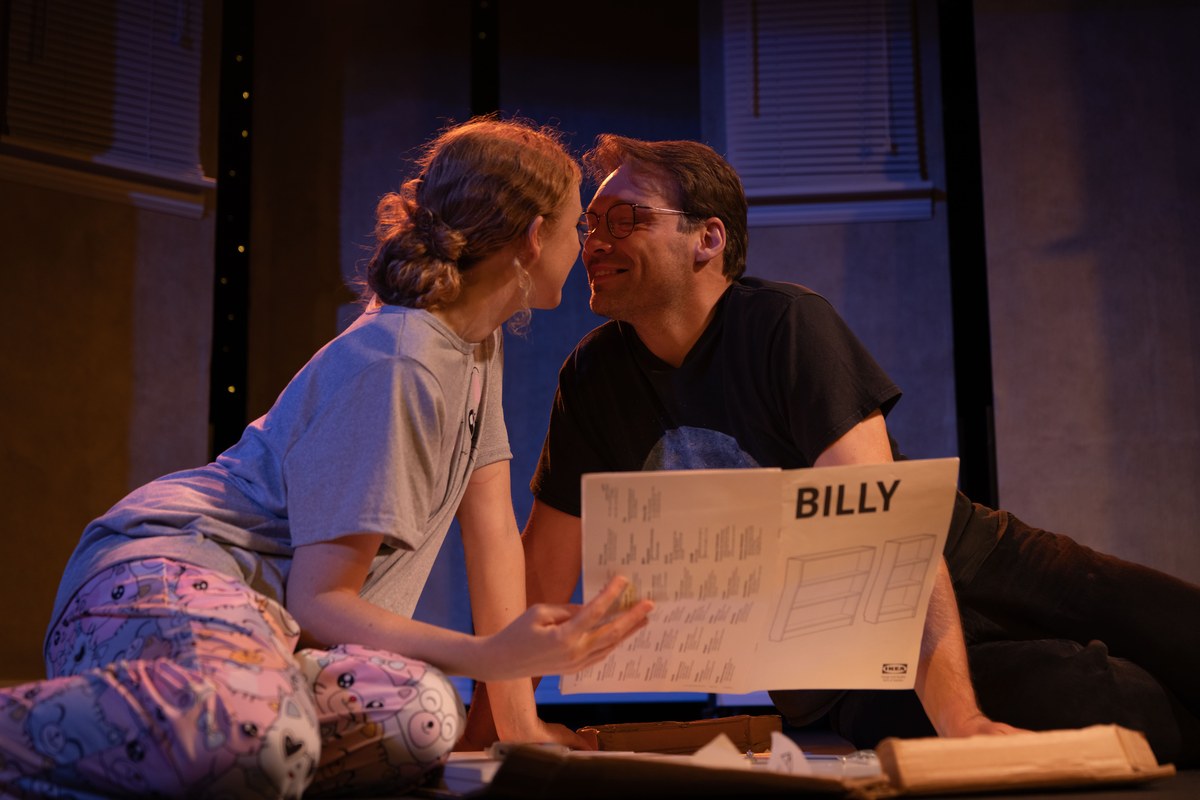 Miranda Colmans and Cyril Blake in We’ll Always Have Paris at the White Bear Theatre